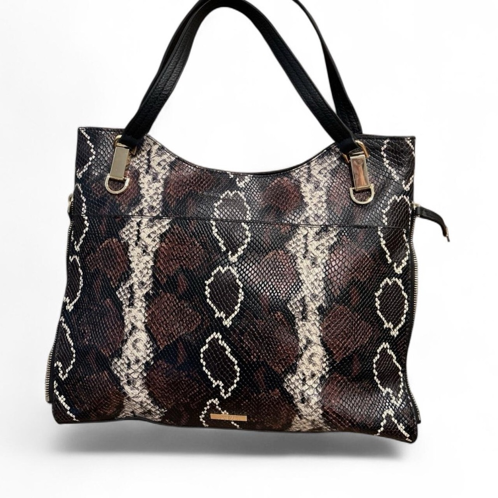 Vince Camuto Snakeskin leather handbag. EUC